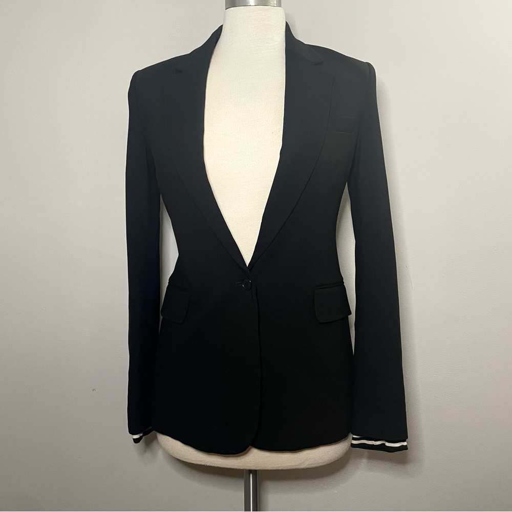 Theory Single Button Sport Coat Blazer Suit Jacket